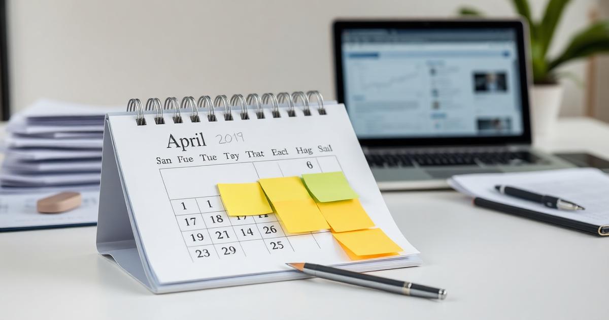 April Tax Calendar: Deadlines and Obligations You Can't Miss por Pedro Flores - Grupo Your Contabilidade